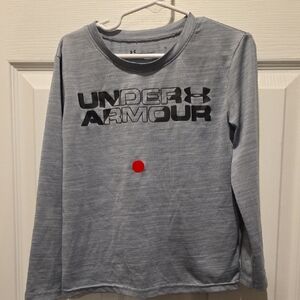 Under Armour Kids Gray Long Sleeve Shirt